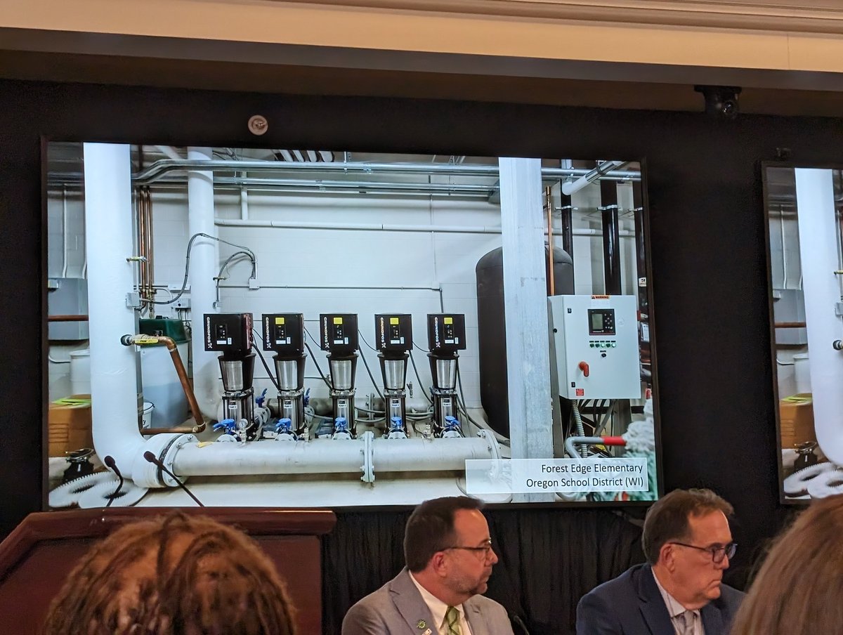 SBO Andy Weiland shares how Oregon School District in WI is leveraging federal funding opportunities for capital projects to reduce emissions, sharing an example in Forest Edge Elementary School. @undauntedk12 #k12 #infrastructure #whitehousesustainableschools