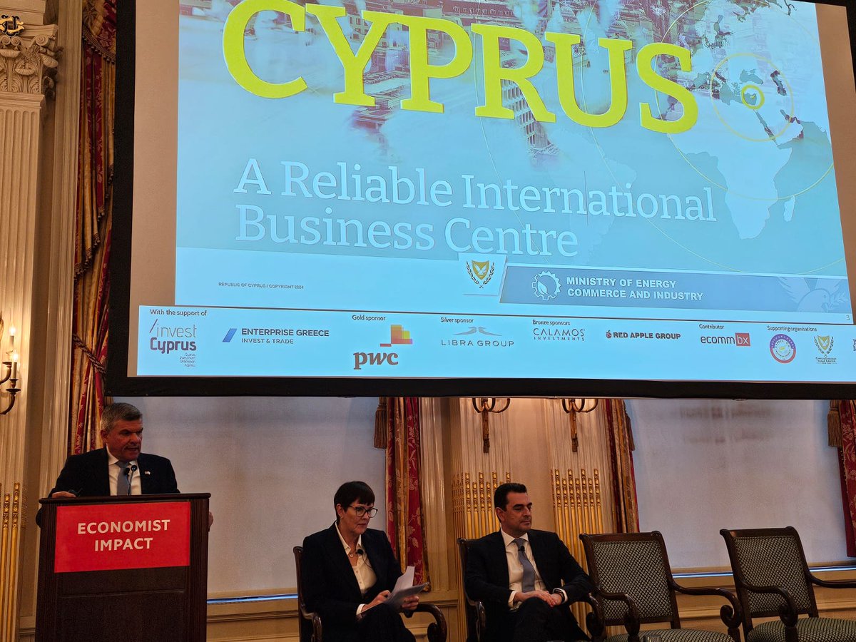 GePapanastasiou's tweet photo. Interesting panels at @Economist_SEUR's 5th #NY-#EastMed #Business Summit on:
✅#investment opportunities in #Cyprus & #Greece.
✅#energy_security in critical times.
Many thanks to my co-panelists, @AsstSecENR, @KostasSkrekas & @Osama_Mobarez_, for the insightful discussions. https://t.co/hhYGmXMGIB