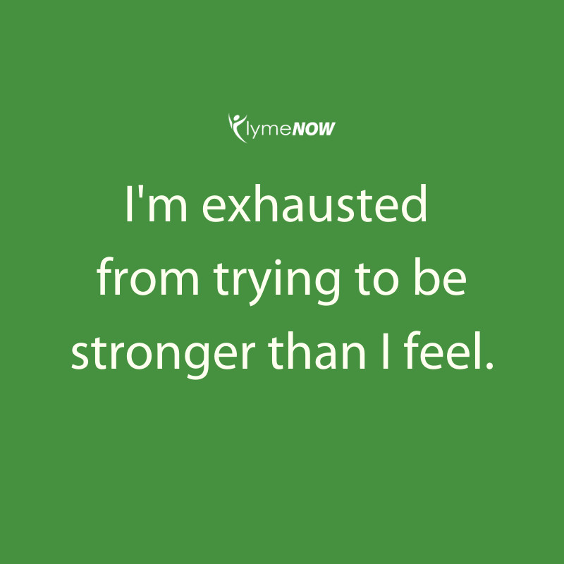As if we don't have a million other reasons to feel exhausted...
.
Comment a 💚 if you're exhausted. #LymeNow