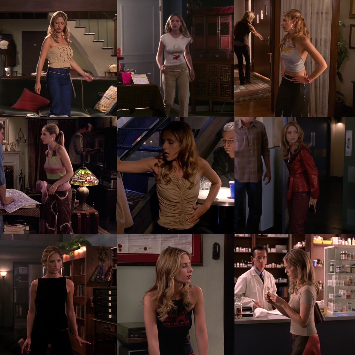 some of buffy summers outfits in s5 of btvs <3