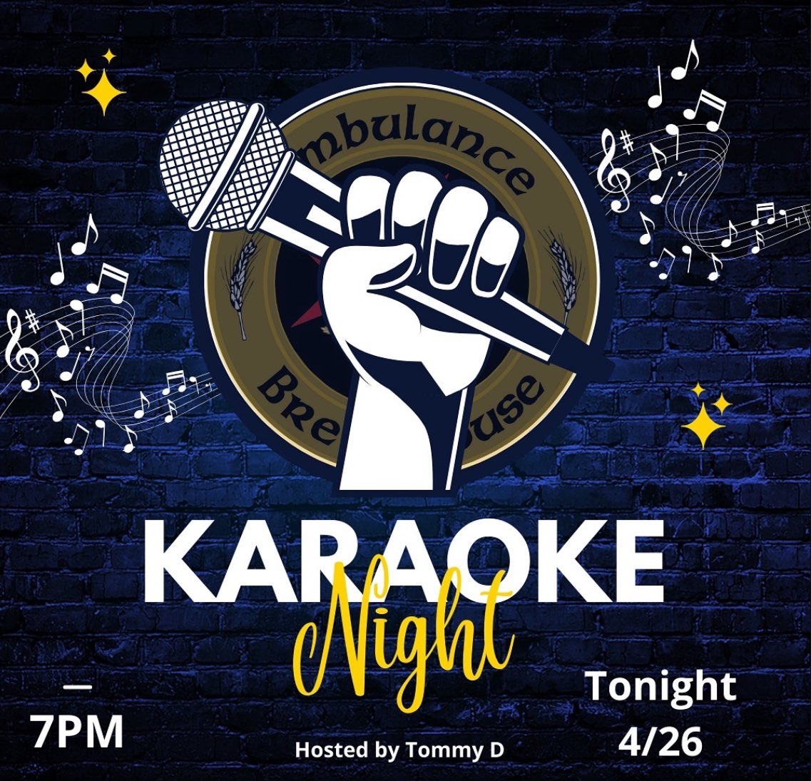 #karaoke #Night TONIGHT 7:00pm #ambulancebrewhouse #BrewHouse #Nanuet #845 #329 #914 #rocklandcounty #hudsonvalley #newyork