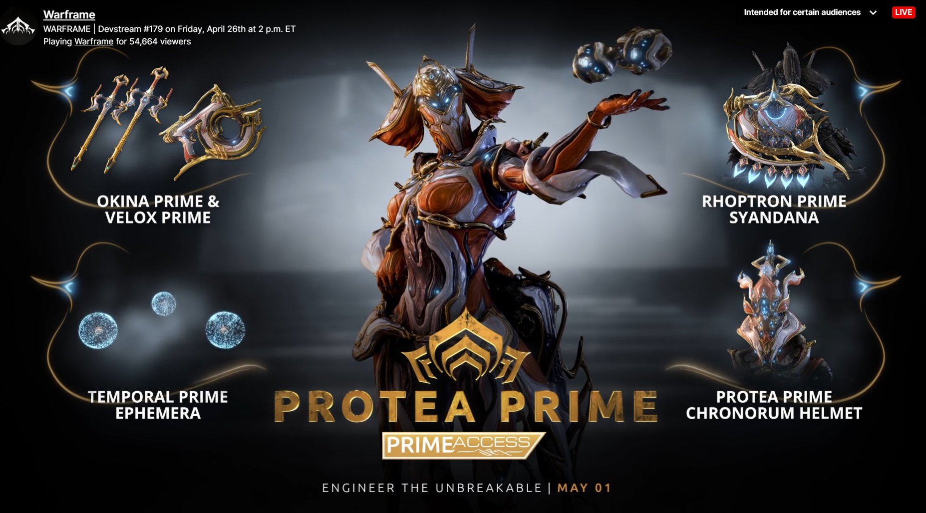 TakayaLee on X: “Out Protea girl Prime!!!! May 1st @PlayWarframe 