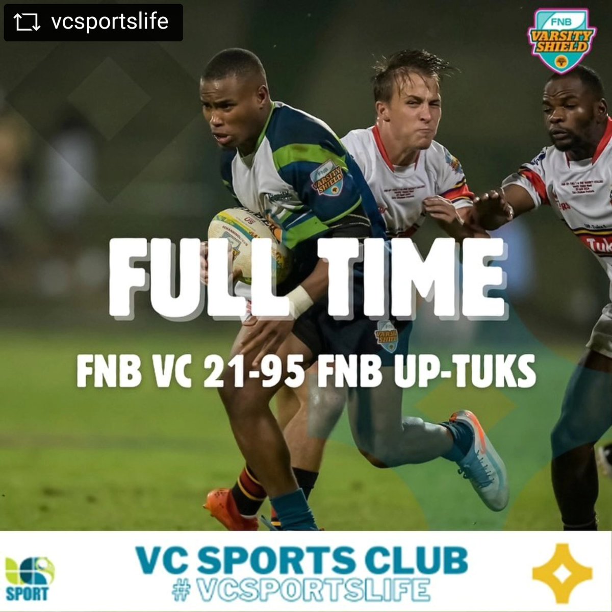 What an outstanding display of excellence by the FNB Comets throughout the season. We're so proud.

Congratulations to FNB Up-Tuks for being crowned 2024 Varsity Shield Champions.

#varsityshield
#rugbythatrocks
#fansthatrock