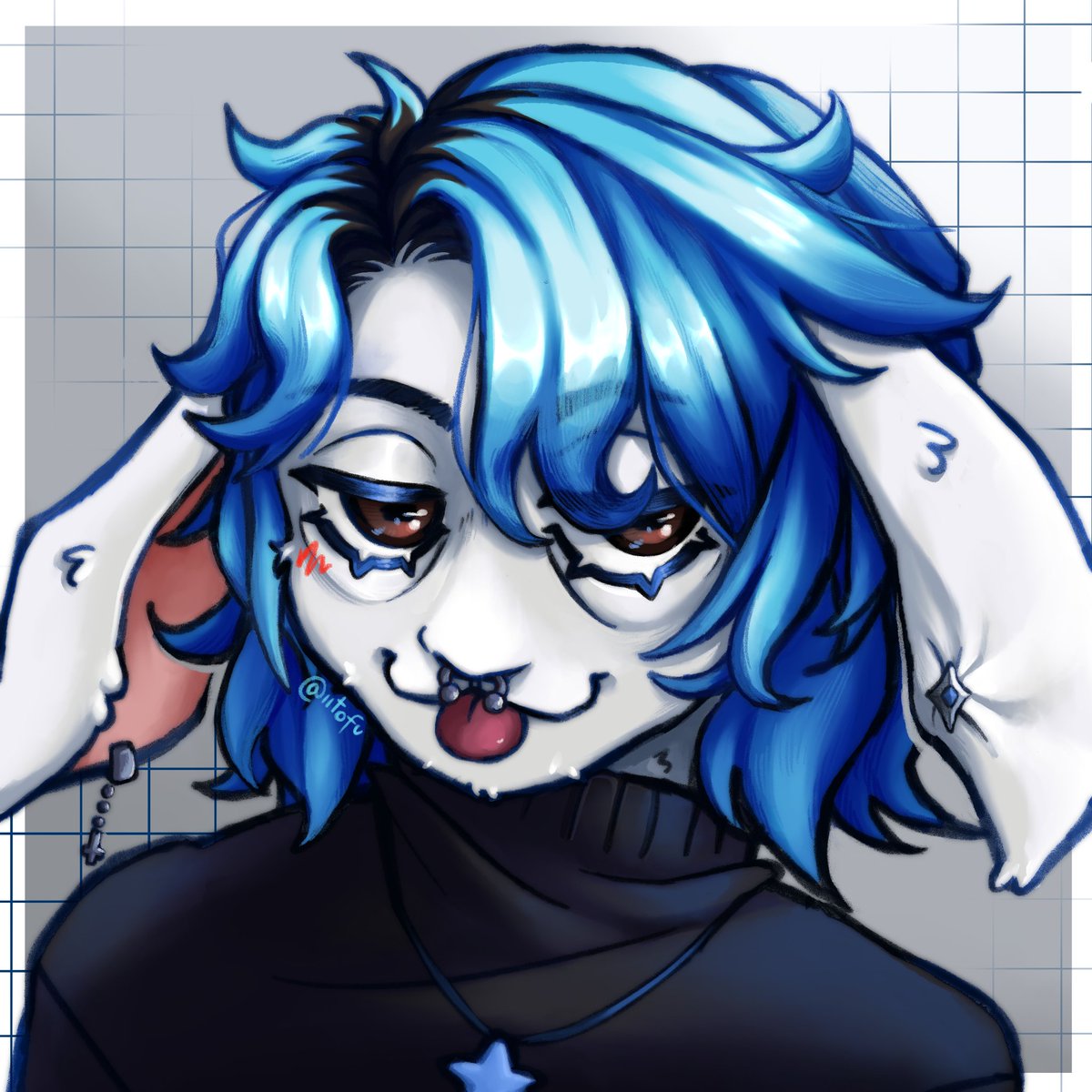 iitofu_'s tweet photo. Blep fursona icon !! Wanted to do something more with them... https://t.co/WRM6YSQ8pw