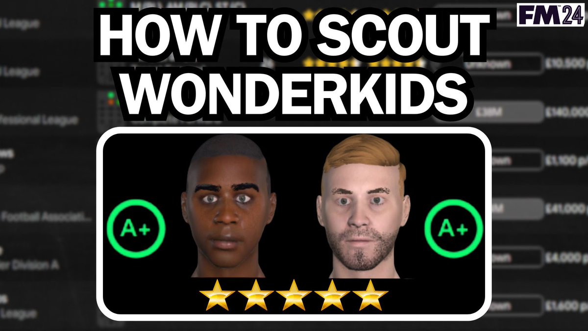 NEED WONDERKIDS? 👇 The ULTIMATE Guide To Scouting Wonderkids!! - Football Manager 2024 youtu.be/dSaYWRH-KV8 #fm24 #footballmanager2024
