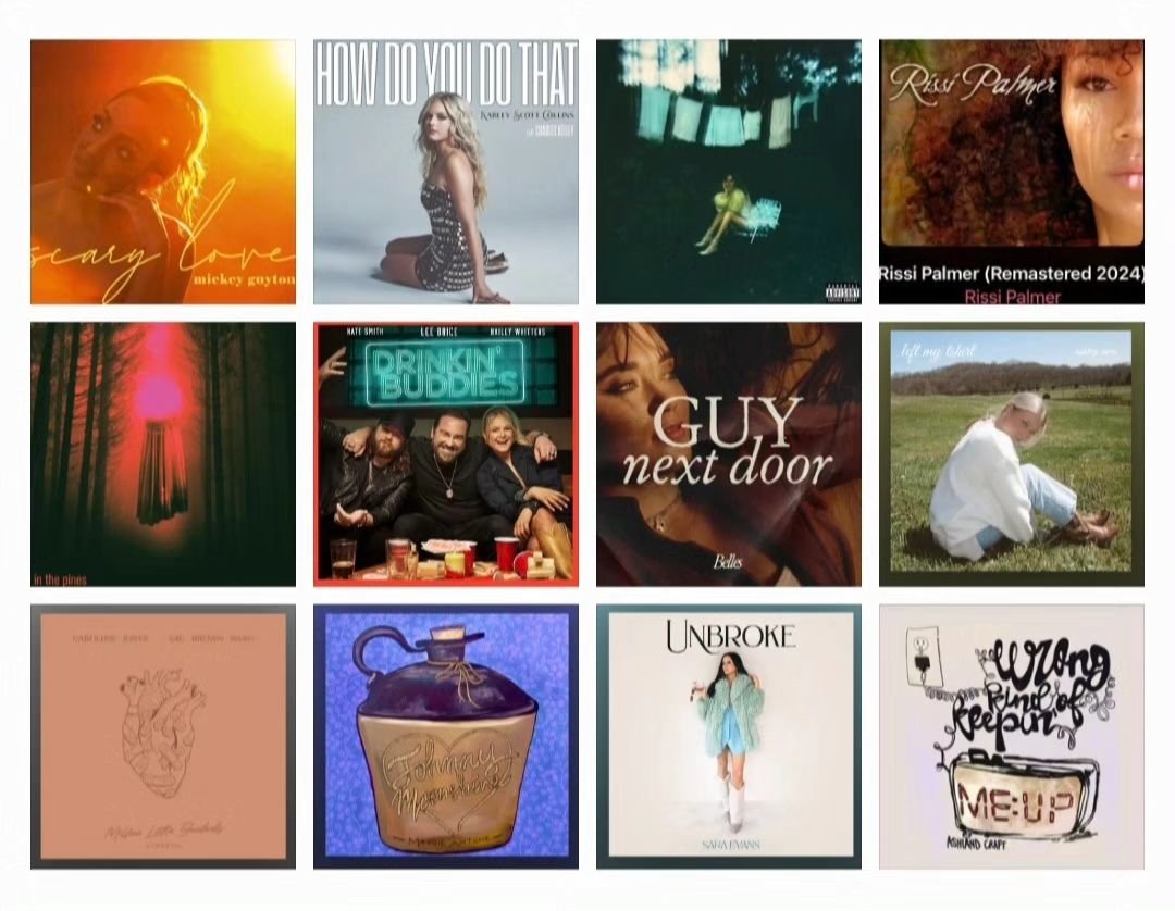 #FemaleFriday(Part One) ⭐️⭐️⭐️⭐️⭐️⭐️⭐️ @MickeyGuyton @karleyscott001 @lacikayebooth @RissiPalmer @amythystkiah @leebrice @haileywhitters & @natesmith @BellesMusic Ashley Anne @carolinejones @zacbrownband @magooggie @saraevansmusic @AshlandCraft