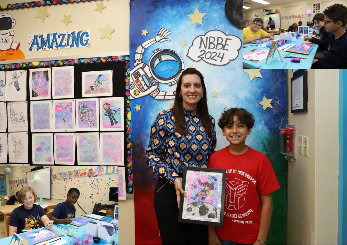 What an exciting day at Norma Bossard Elementary! Honored to have @LtGovNunez visit for the launch of the 3rd annual Florida Space Art competition for K-5 students. Imagine – the winning art going to space! #SpaceArt #YourBestChoiceMDCPS