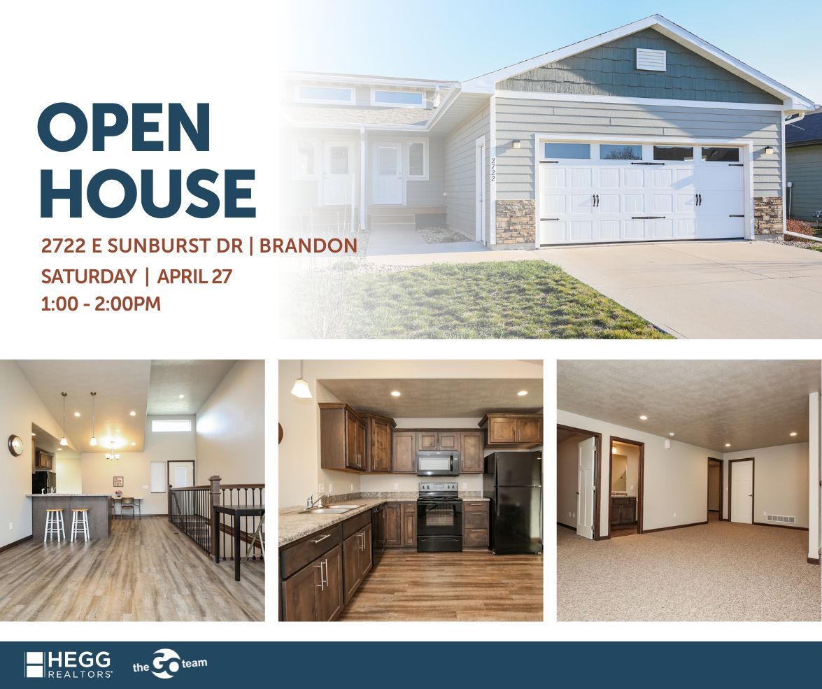 Tour this lovely twin-home tomorrow!
🔸 Open house | 1:00-2:00pm
🏡 2722 E Sunburst Dr | Brandon

#openhouse #thegoteam #twinhome #openfloorplan #brandonsd #spaciousfamilyroom