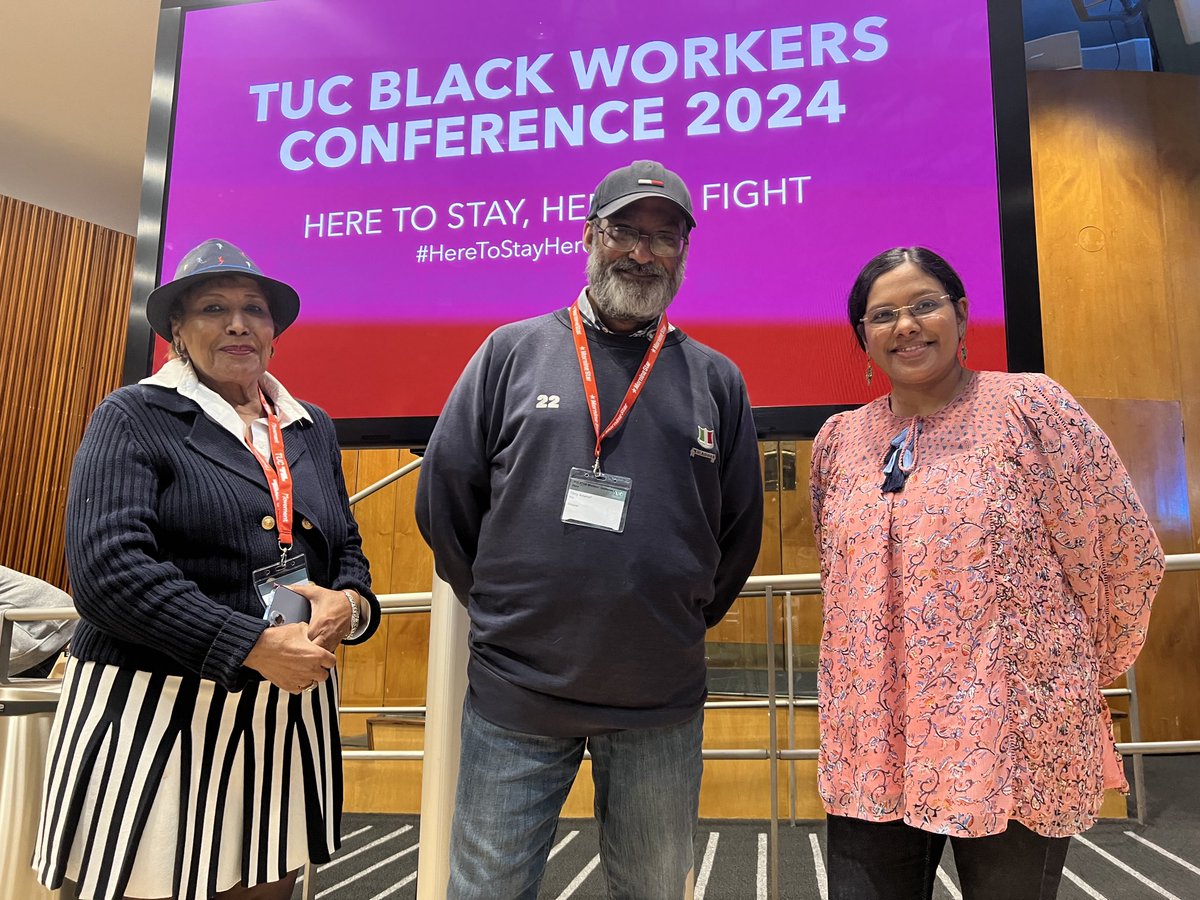 NUJ delegates at day 1 of ⁦@The_TUC⁩ Black Workers Conference 2024. Powerful and shocking speeches on discrimination, ethnicity pay gaps, structural racism in working practices.