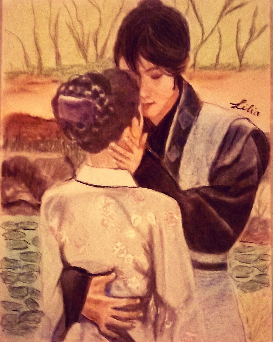 The kiss 💋 
Wangsohaesoo couple 👑
from @meche_ljg
#이준기 #leejoongi #イジュンギ
 #fanart #moonlovers