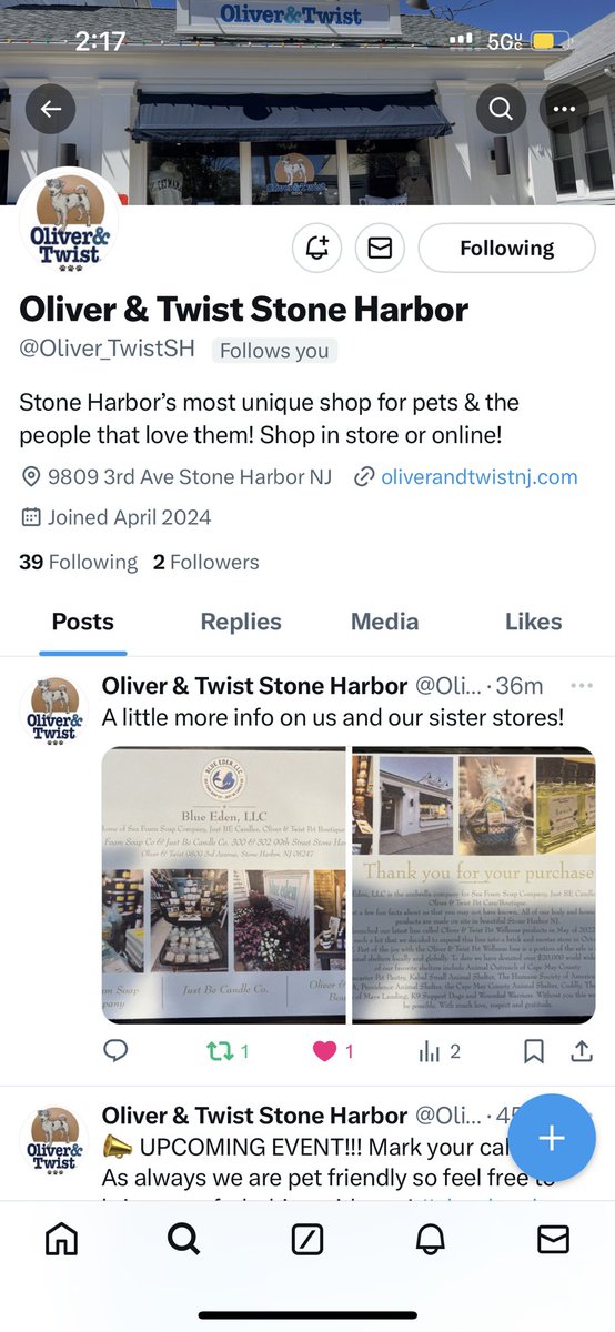 ๐บ Doreen ๐ฆ (@raabela) on Twitter photo Have a furbaby? Know someone who loves their furbabies like crazy?! Follow <a href="/Oliver_TwistSH/">Oliver & Twist Stone Harbor</a> for the cutest and most unique items for pets and the people who love them! ๐ถ๐ฑ๐พ๐ #Shoplocal #OliverandTwistStoneHarborNJ #StoneHarborNJ #petboutique Have a furbaby? Know someone who loves their furbabies like crazy?! Follow <a href="/Oliver_TwistSH/">Oliver & Twist Stone Harbor</a> for the cutest and most unique items for pets and the people who love them! ๐ถ๐ฑ๐พ๐ #Shoplocal #OliverandTwistStoneHarborNJ #StoneHarborNJ #petboutique
