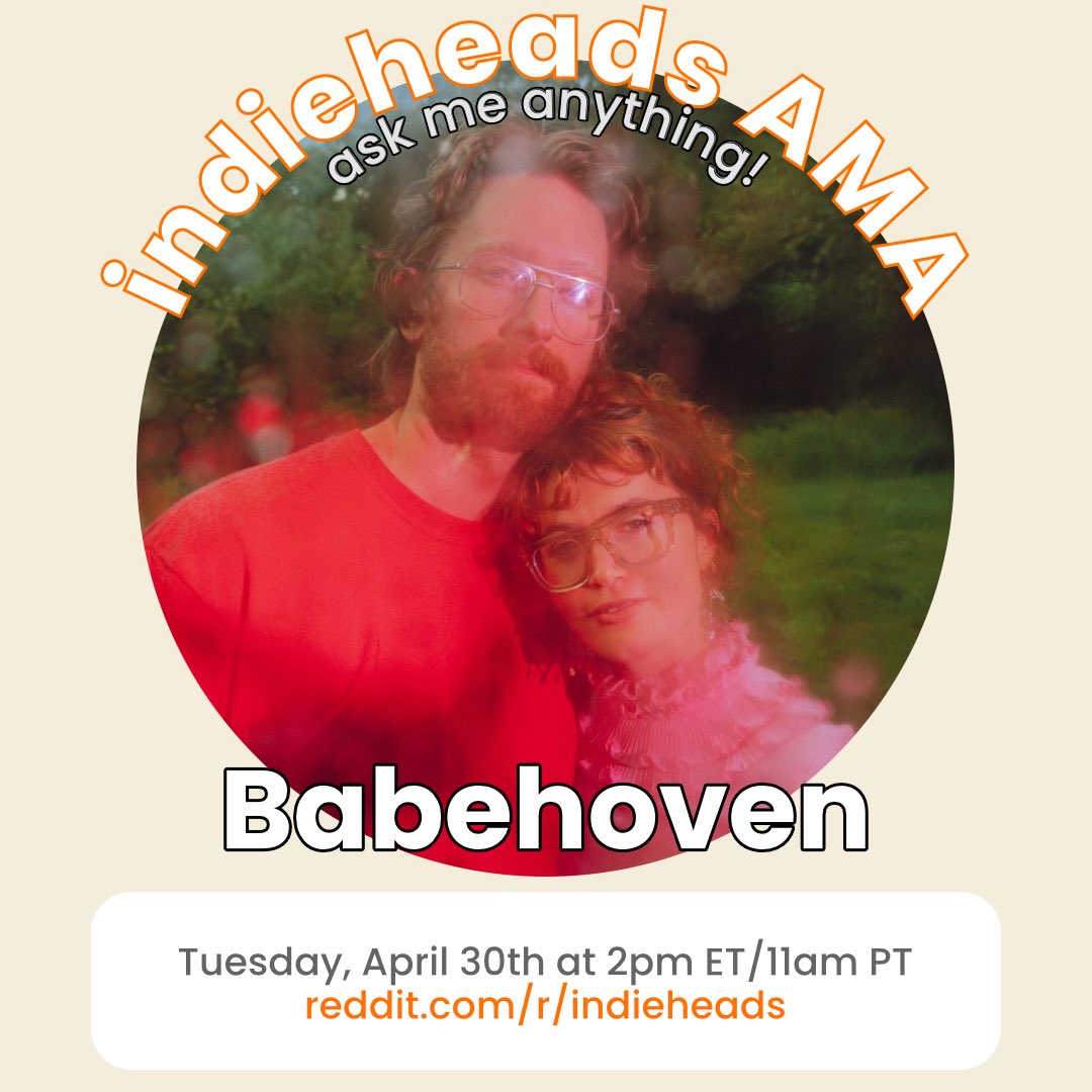 ‼️ JUST ANNOUNCED 🦋 AMA w/ Babehoven (@babehoven) 📅 Tuesday, April 30th @ 2pm ET/11am PT 📷 More info: redd.it/1cds3g6