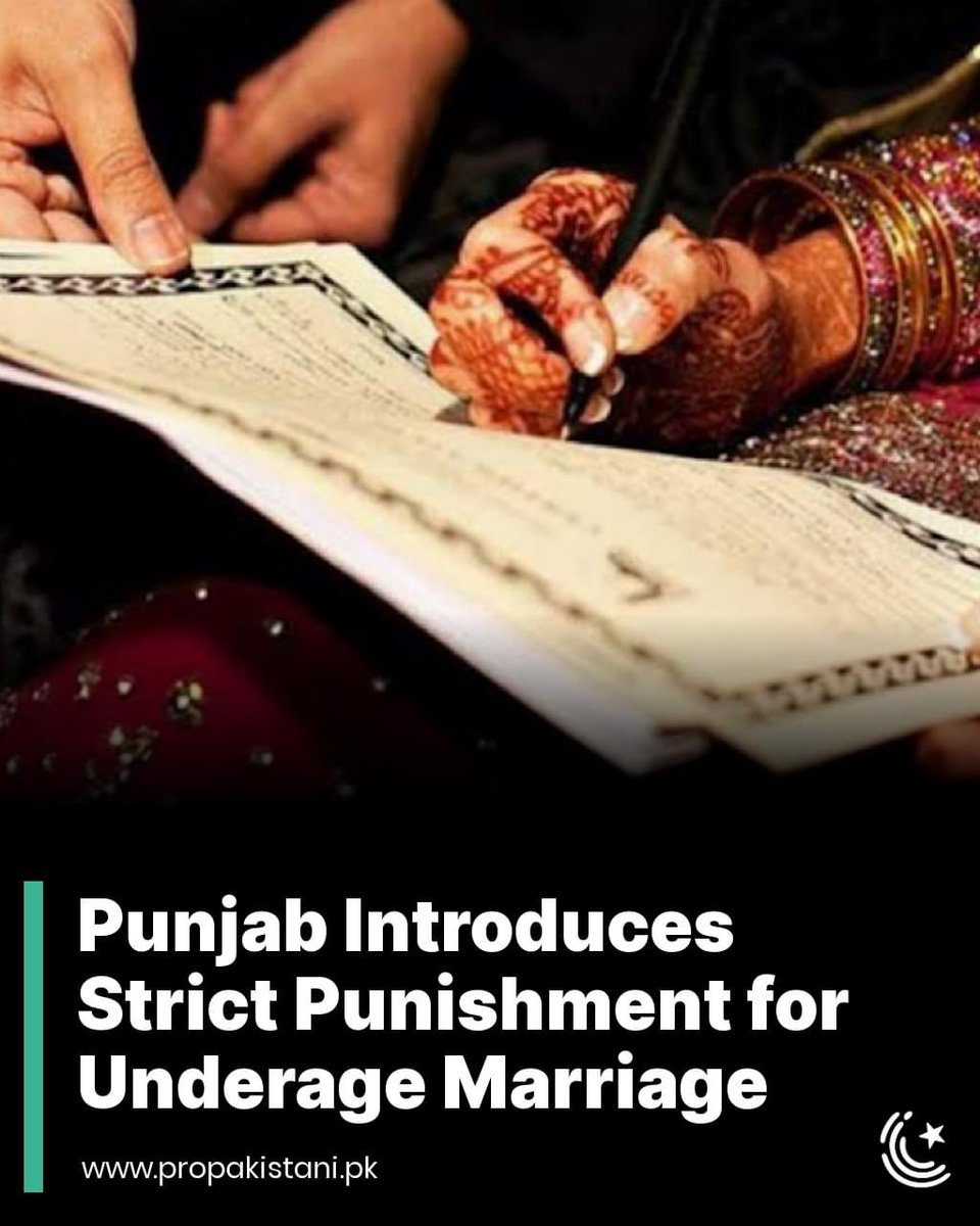 Anyone involved in marrying a girl or boy under the age of 18 or facilitating such a marriage will face imprisonment ranging from two to three years along with a fine of up to Rs. 2 lac.

#Punjab #Marriage #UnderageMarriage #PunjabChildMarriageRestraintAct202 #ChildMarriage