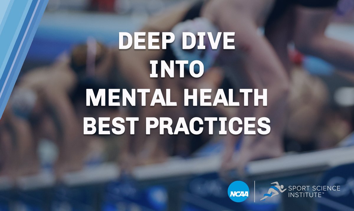 🤿 Dive deeper into the 2nd ed of the Mental Health Best Practices with us! The MHBP go into effect 8/1. Make sure your school is ready by 👀 this Spotlight video: 🎥 on.ncaa.com/UpdatedMHBPSpo…