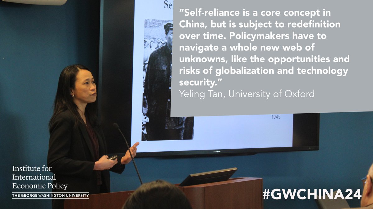 .@YelingT (@BlavatnikSchool) analyzed language in half a million newspaper articles over the past 6 years. Her findings — a spike in phrases related to the 2018 decoupling of Chinese institutions, in light of the Snowden Revelations and new US technology restrictions. #GWChina24