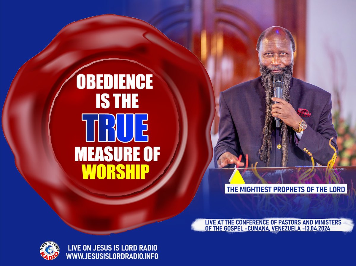 From the #MaturinConference, learned that Enoch walked with GOD for 300 years, he Obeyed God , Walked faithfully with GOD Then suddenly, he was Raptured 📌 Obedience is the TRUE measure of Worship
