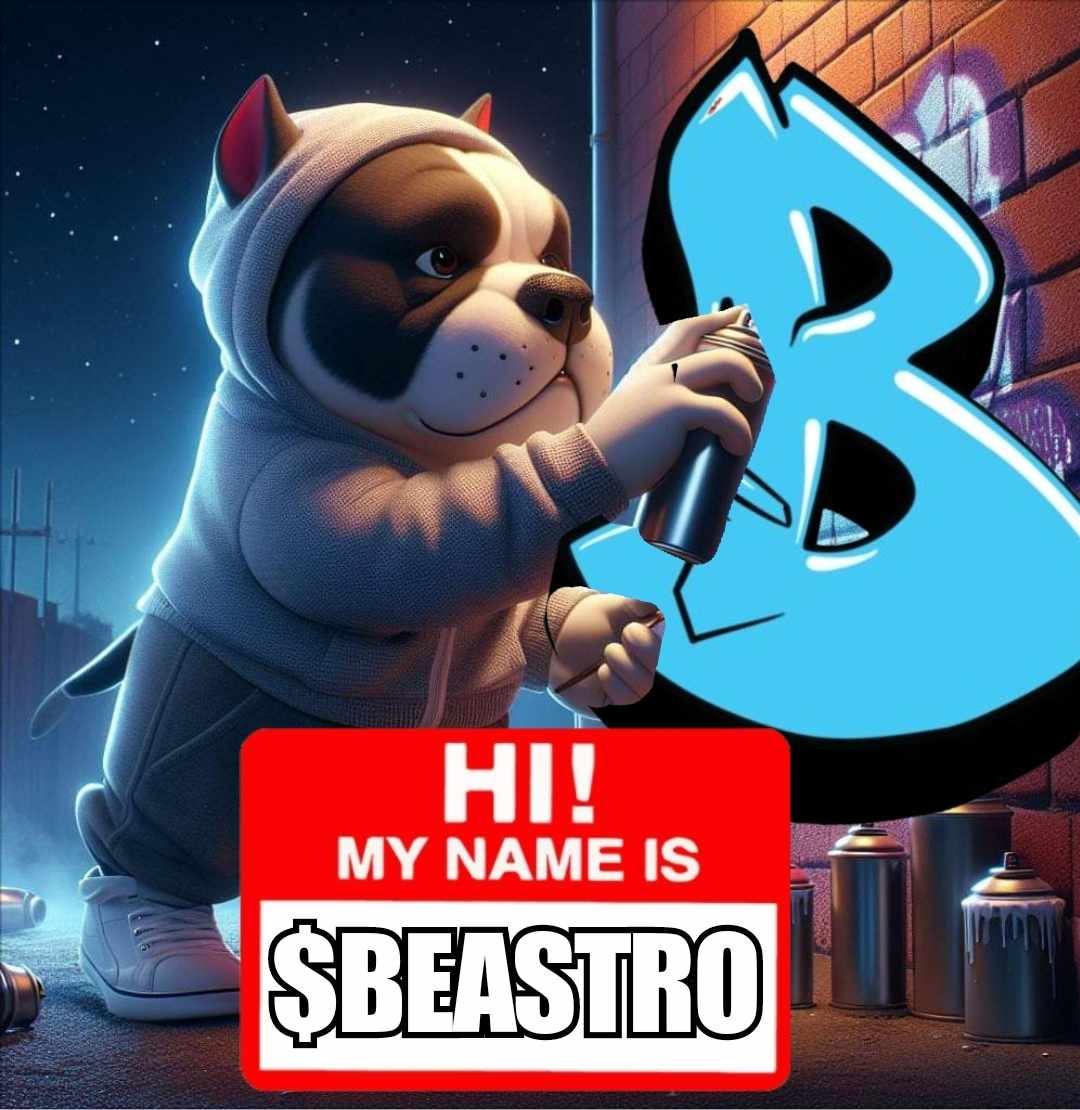 @MonstersCoins $BEASTRO!

Love the community and overall project! 
The only meme to actually get cloned in real life! 
#BEASTRO #dogmemes #memebags