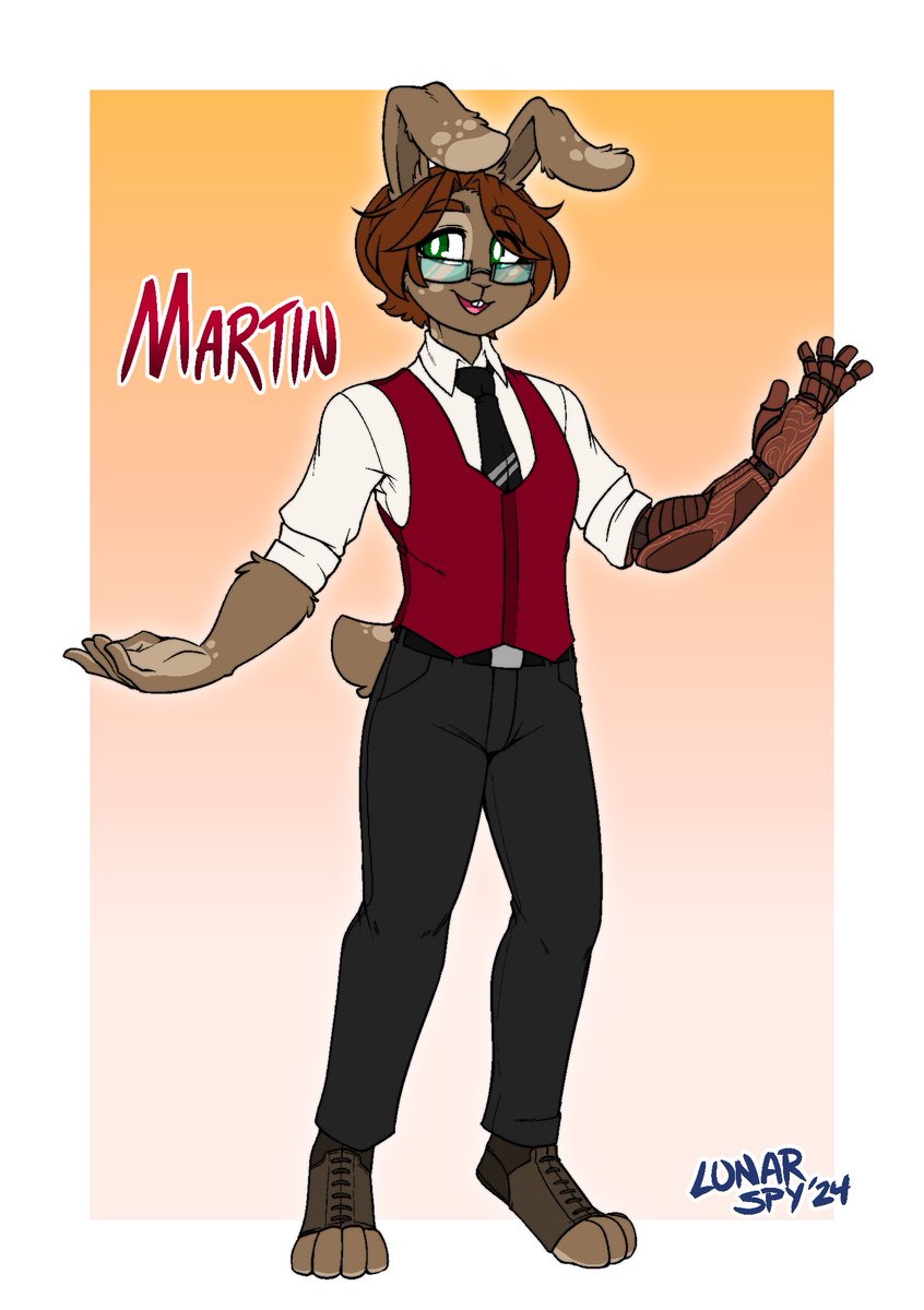 Created a new character on stream yesterday! Meet Martin Loppe! 5'4', Husband of Evelyn, Father to Becky and Penelope! Has a PhD in Medicine, Surgery, and Physical Therapy, and in charge of Physical Therapy for all Clients attaining new Prosthetics!