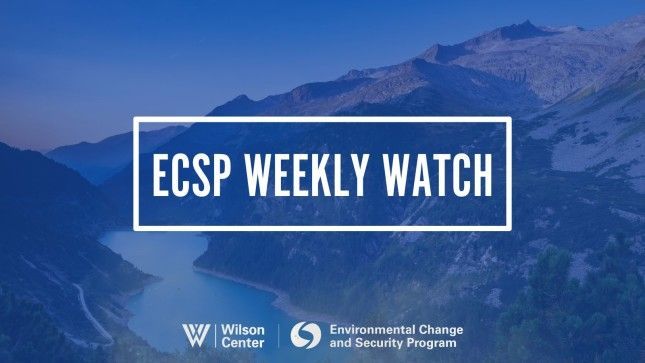 🌎 ECSP Weekly Watch | April 22 — 29 🌍 This week, ECSP read about... 1️⃣ A human rights court hearing on climate 2️⃣ & 3️⃣ The WMO's reports on climate changes' impact in Europe and Asia in 2023 Read more on #NewSecurityBeat bit.ly/3wcbslk