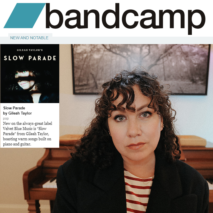 .@Bandcamp New and Notable wrote: 'New on the always-great label @velvetbluemusic is “Slow Parade” from @GileahTaylor, boasting warm songs built on piano and guitar.' Out today! bandcamp.com