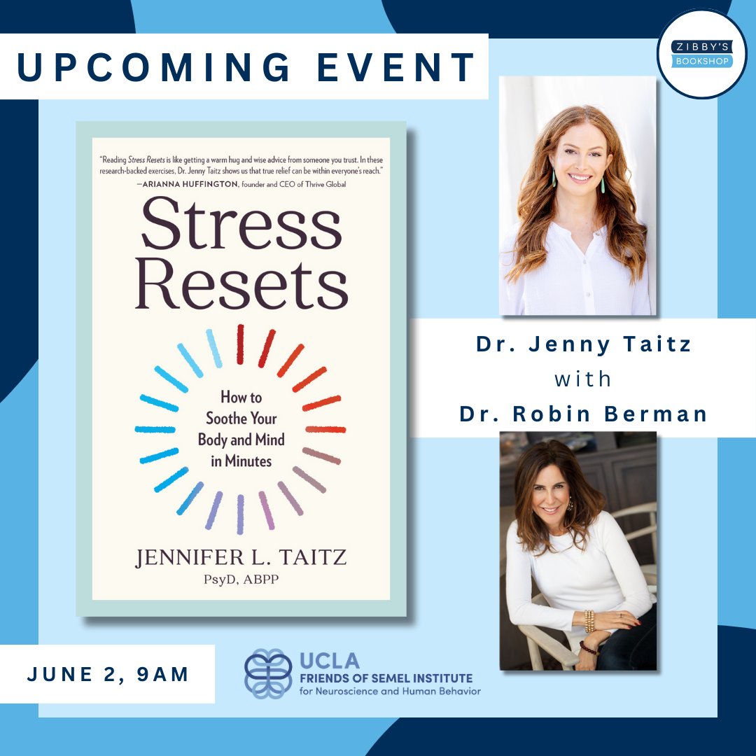 drjennytaitz's tweet photo. LA friends, I'd love to see you on June 2! Dr. Robin Berman, author of Permission to Parent, is a true inspiration and it'd be so amazing to see you! Please visit 🌴📚🤗https://t.co/6ZHVUprmKo @zibbyowens @zibbysbookshop @WorkmanPub @HachetteUS @UCLASemelFriend @dgsomucla @UCLA https://t.co/NctAw6SfBk