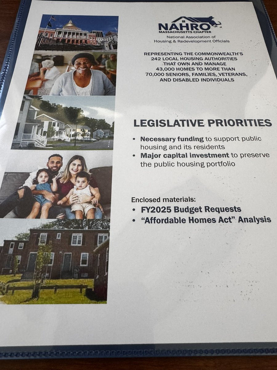 ‘Tis the season for budget & bill advocacy! @MassNAHRO #maleg Advocacy Day included meeting with #Acton Housing Authority leaders to push for #AffordableHomesAct & 
the Public Housing Authority operating funding to produce more low-income housing & renovate current #publichousing