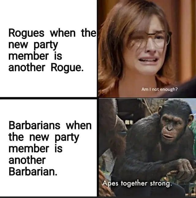 Current party has two barbarians and they absolutely take this approach.