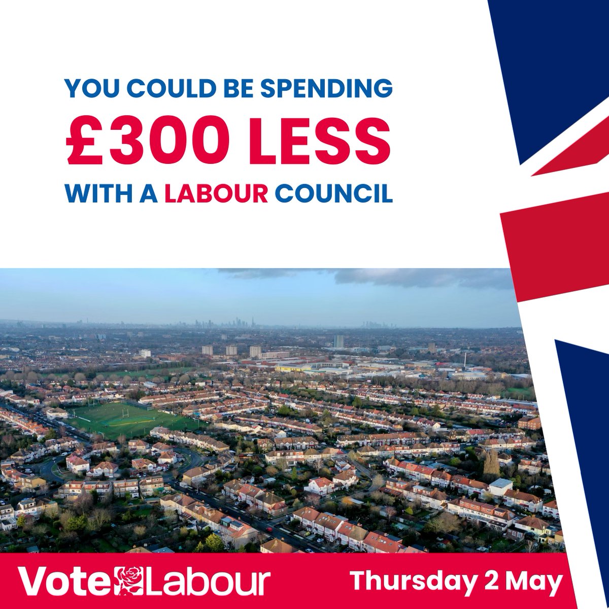 You could be saving up to £300 in Council Tax if you lived in a Labour-run local authority, according to a recent study. Read more: buff.ly/3QofhdZ