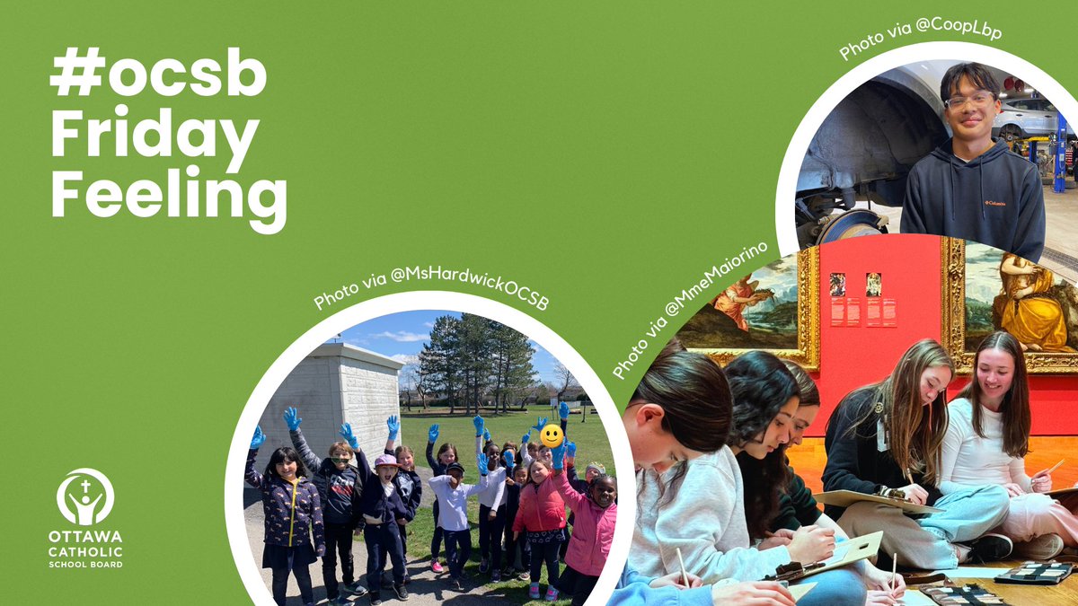 ✨For this week’s #ocsbFridayFeeling, educators and students celebrated Earth Day. Our HS students were busy with co-op placements and a trip to the Art Gallery. They also learned the importance of healthy food and being part of a caring community.🍎🌎 🔗 ocsb.ca/2024/04/26/fri…