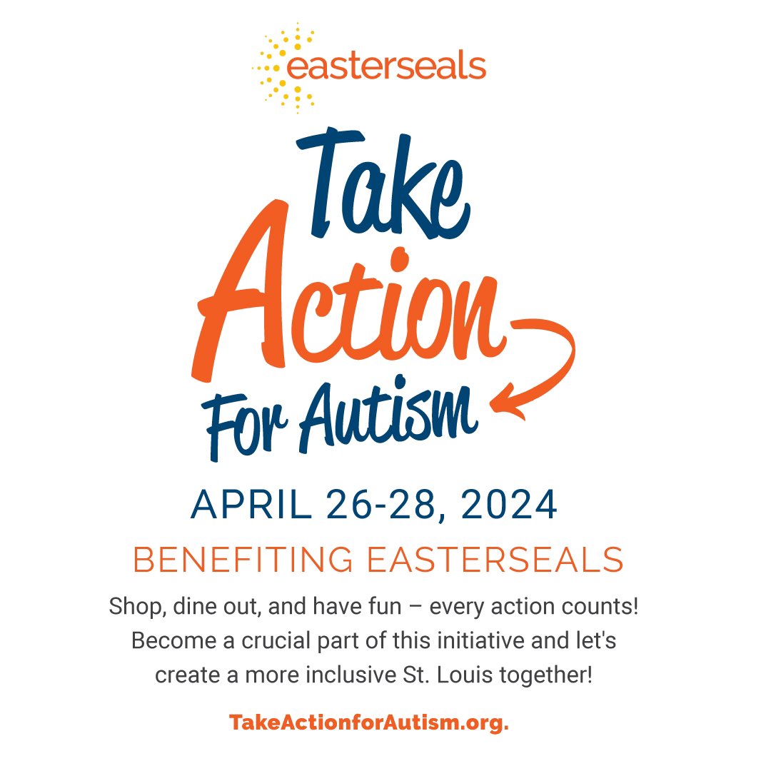 🧩✨🧩 Looking for a way to support individuals with autism? Take Action for Autism! 🌟 This weekend April 26th-28th. A portion of our sales will be donated to @eastersealsmw who provide resources and programs for our community. Join us in making a positive impact.…