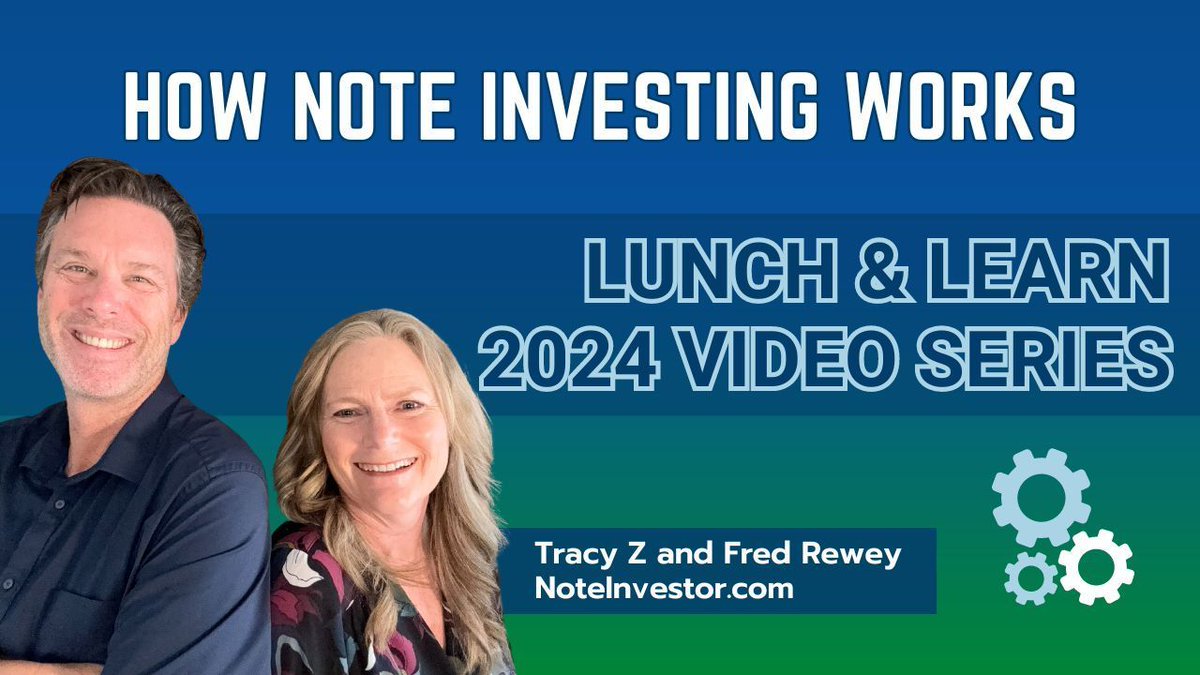 The Lunch & Learn Videos Series Episode #2 Replay is Now Available at noteinvestor.com/learn2024/!

Find out why many investors prefer notes over real estate, why's it's a great strategy for protecting against inflation and more! 

#RENotes #NoteBuyers #NoteInvesting #NoteInvestor