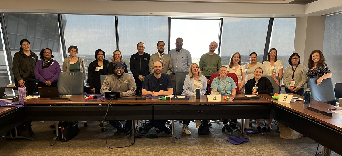 We are at @ChildrensNatl today spending quality time w/ these #healthcare heroes for a Donation Resource Specialist training. It’s been a collaborative discussion about ways we can work together to save more lives.💜💚#HospitalPartners  #KidsTransplantWeek #DonateLifeMonth