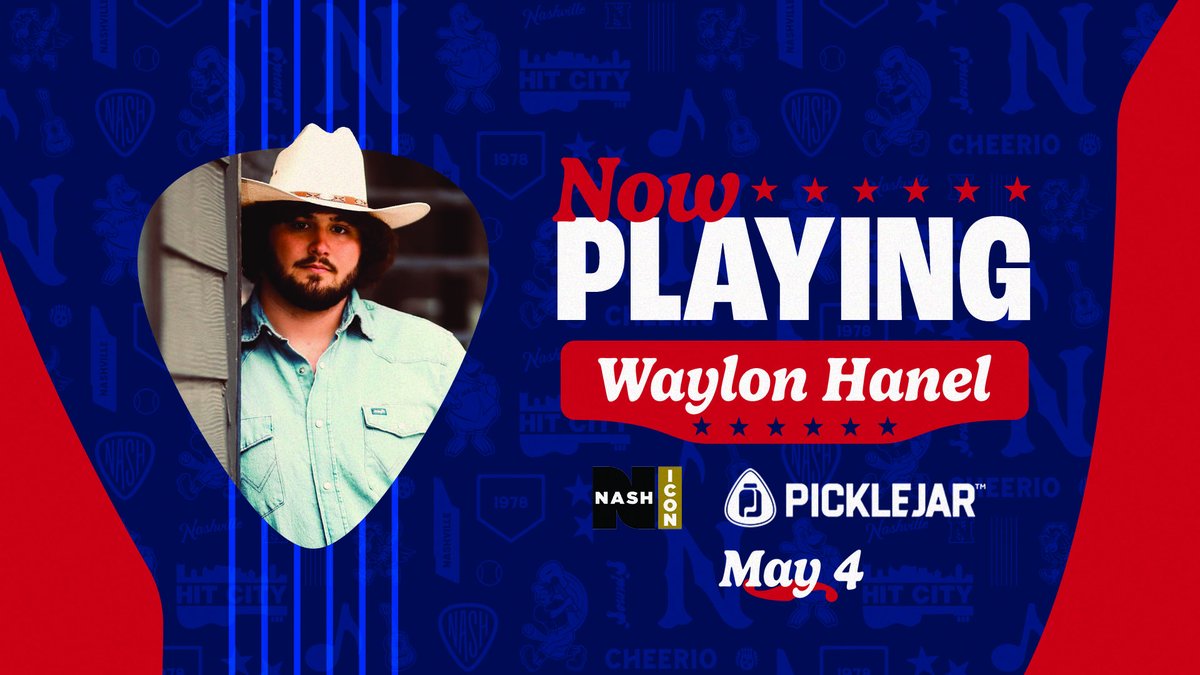 Waylon Hanel will be performing pregame under the guitar scoreboard next Hit City Saturday! Get here early to enjoy some music before the game starts. 🎟️: atmilb.com/3K8r9vc