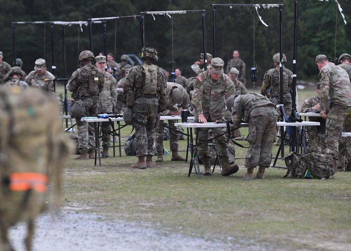 E3B testing concluded today with the 12-mile ruck march. Candidates who successfully completed the ruck in the required time, had to then disassemble, reassemble, and function check their weapon to successfully pass this final requirement to earn their respective expert badge.