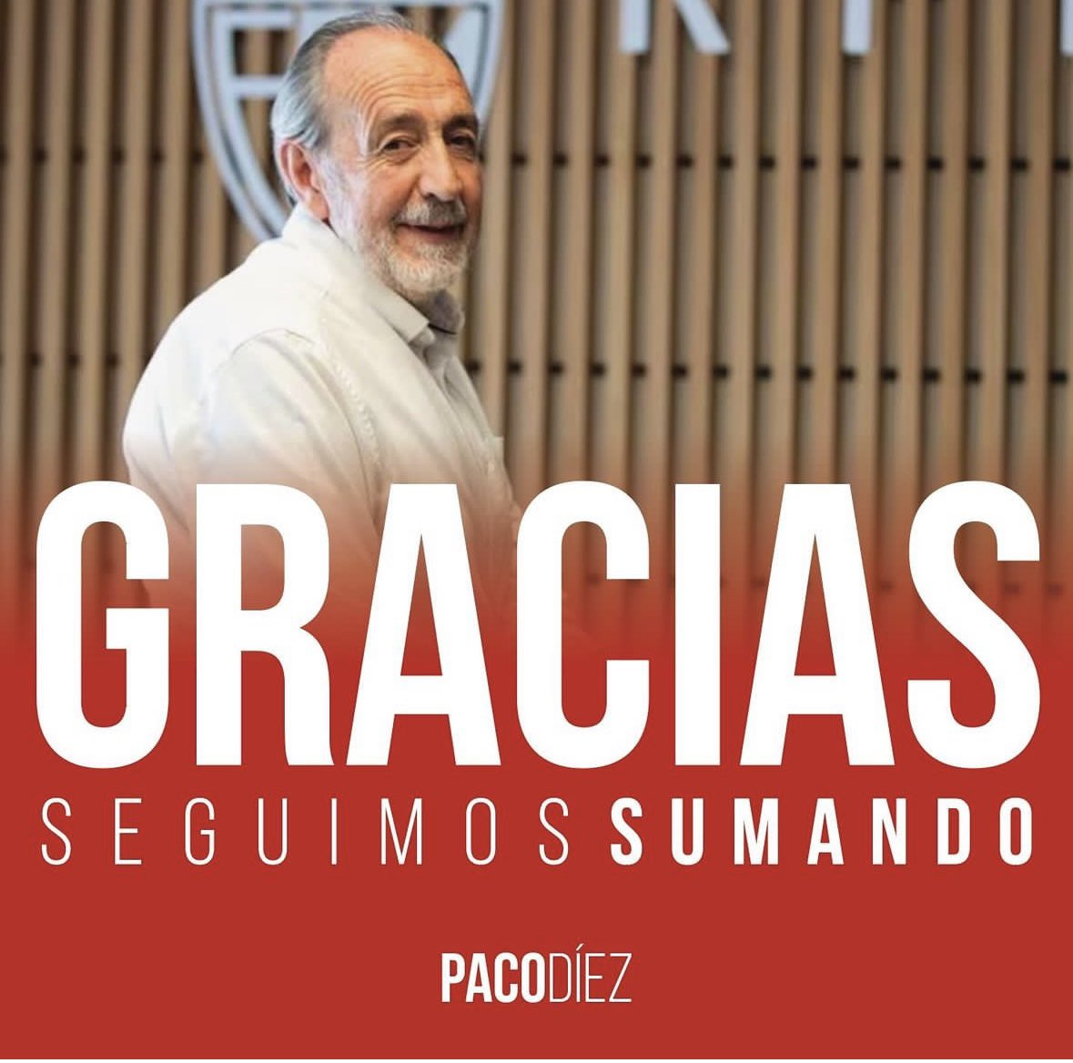 Ayer se celebraron las elecciones de la @RFFM_oficial donde @PacoDiezRFFM vuelve a ser la candidatura preferida. Además, nuestro club contará con tres asambleístas:

Andrés, representado al club.
Carmen, representado a los jugadores. 
Jero, representado a los entrenadores.