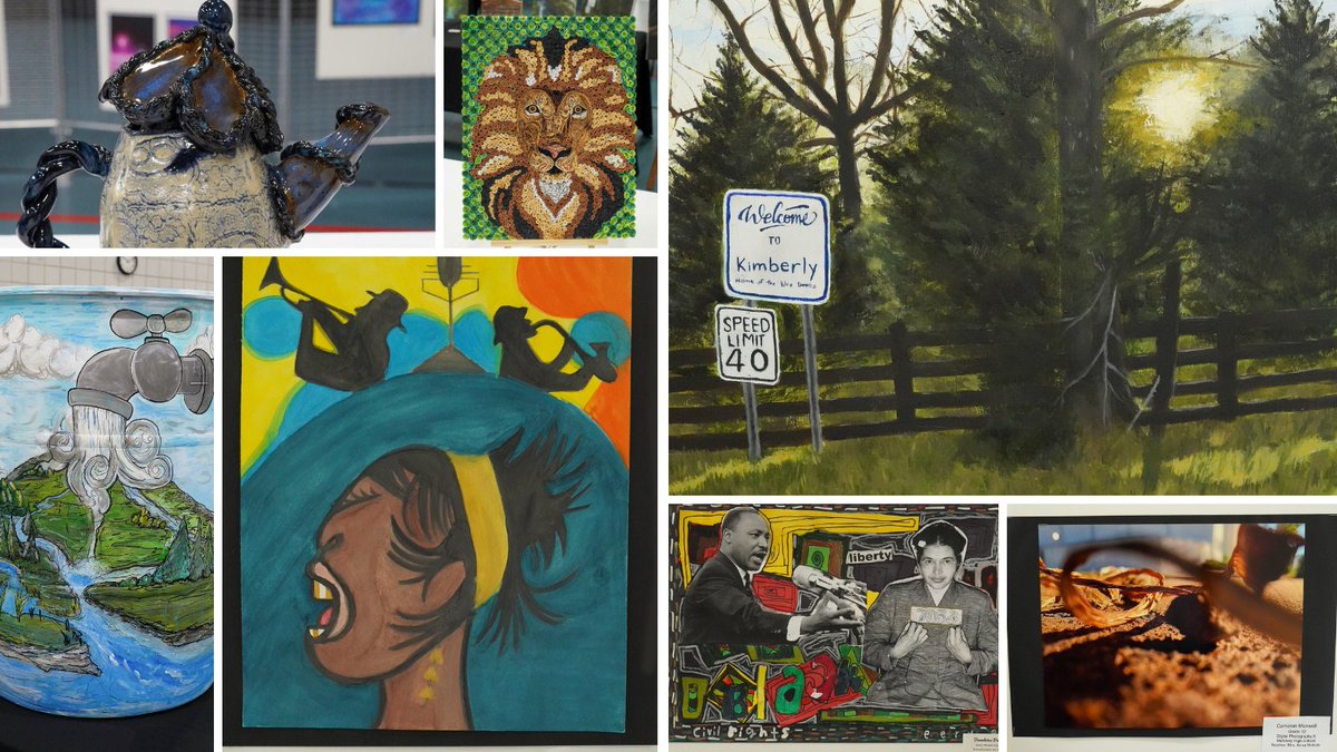 The arts are thriving in our schools!🖌️🎨 
-Mary Ann Culotta Secondary Arts Exhibit 
@JEFCOEDarts @gonsoulinwalters
#ArtsEducation #ArtExhibit #StudentArt