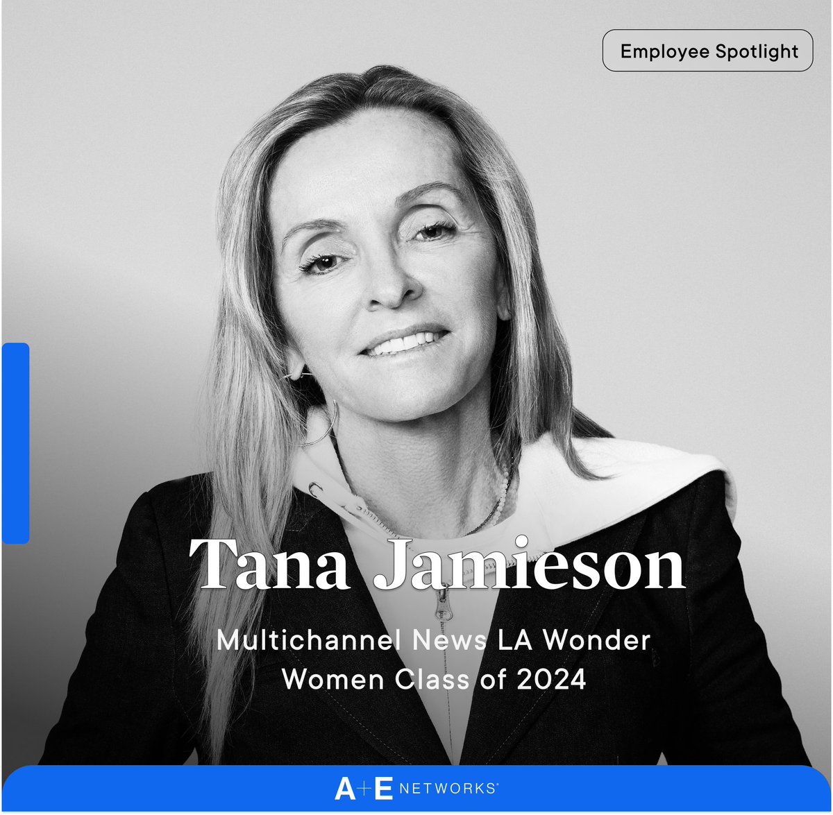 Congratulations to our very own Tana Jamieson, EVP & Co-Head of A+E Studios, for being named a 2024 @MultiNews Wonder Women!