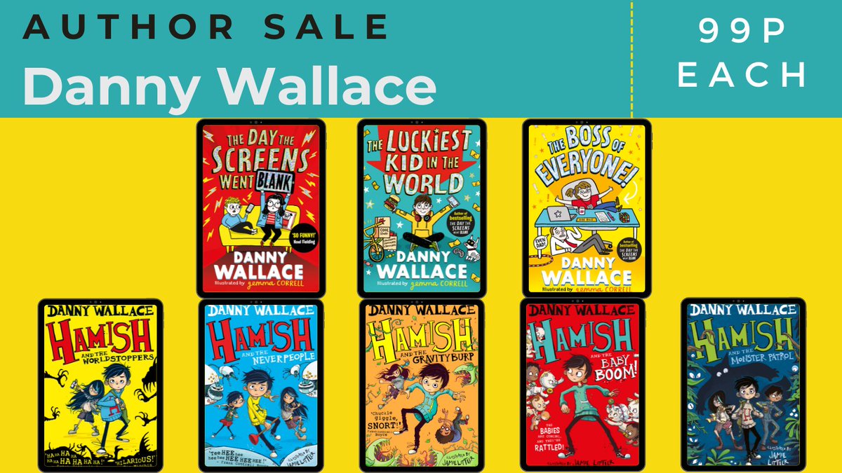 Don't miss out on a fun laugh-out-loud adventure! You can still get all of these original, quirky and super silly middle grade stories by @dannywallace for just 99p each in our April Author Sales! amzn.to/3UgmwGf