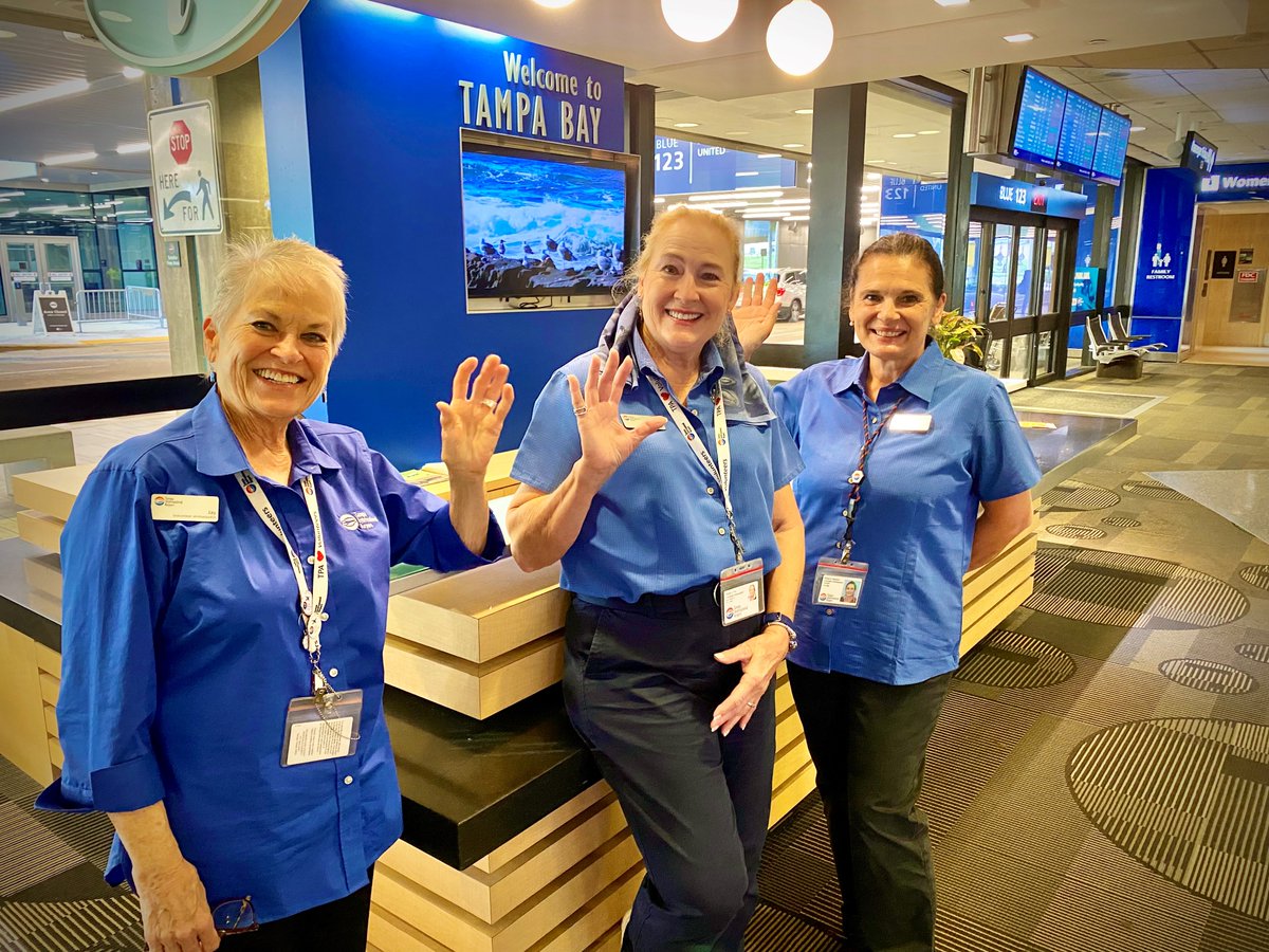 23,000: That's the approximate number of hours TPA's Volunteer Ambassadors devoted to assisting guests in 2023. Join us in giving kudos to this team of 229 active volunteers who give their time to help guide visitors flying into Tampa! ❤️