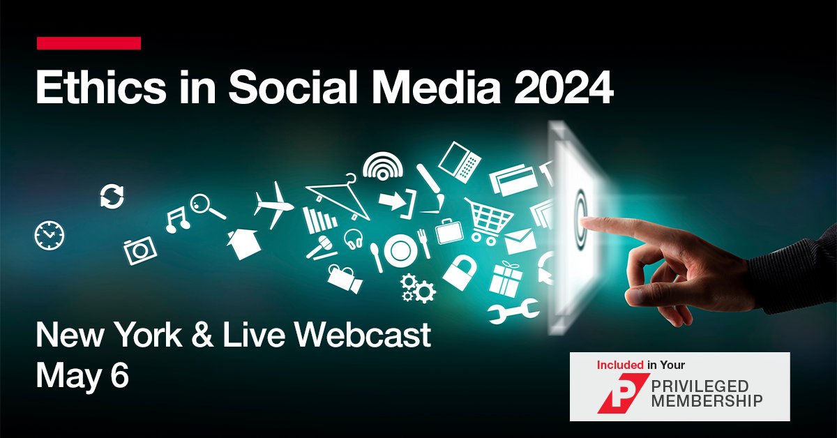 Register today to better represent yourself and your clients using social media. Stay on the right side of legal #ethics in your personal and professional lives – don't miss out on this essential program! bddy.me/3Uzb1L4