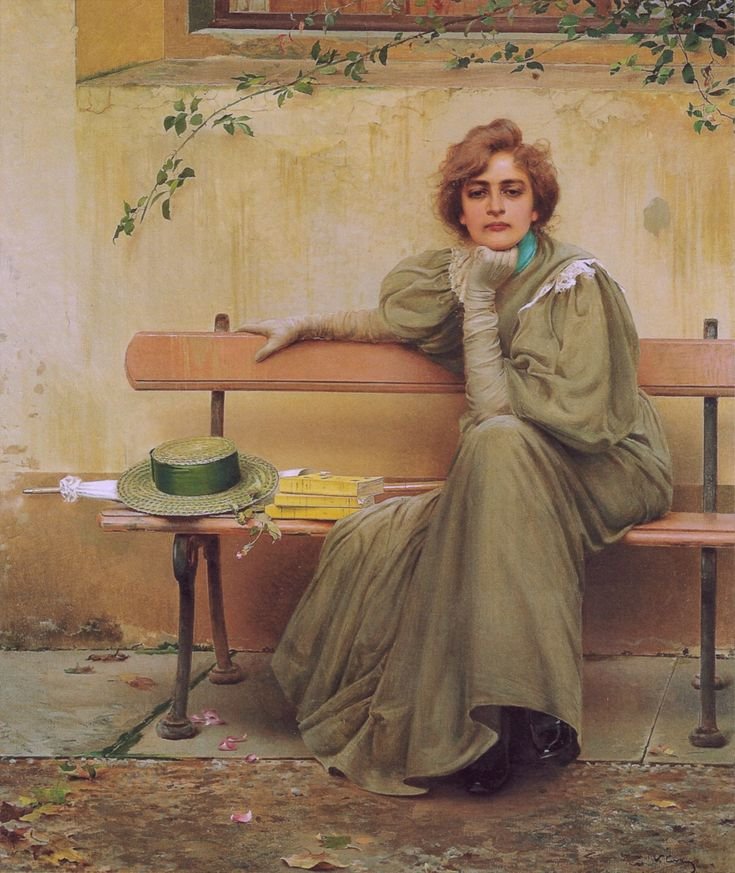 Vittorio Matteo Corcos, 'Dreams,' 1896