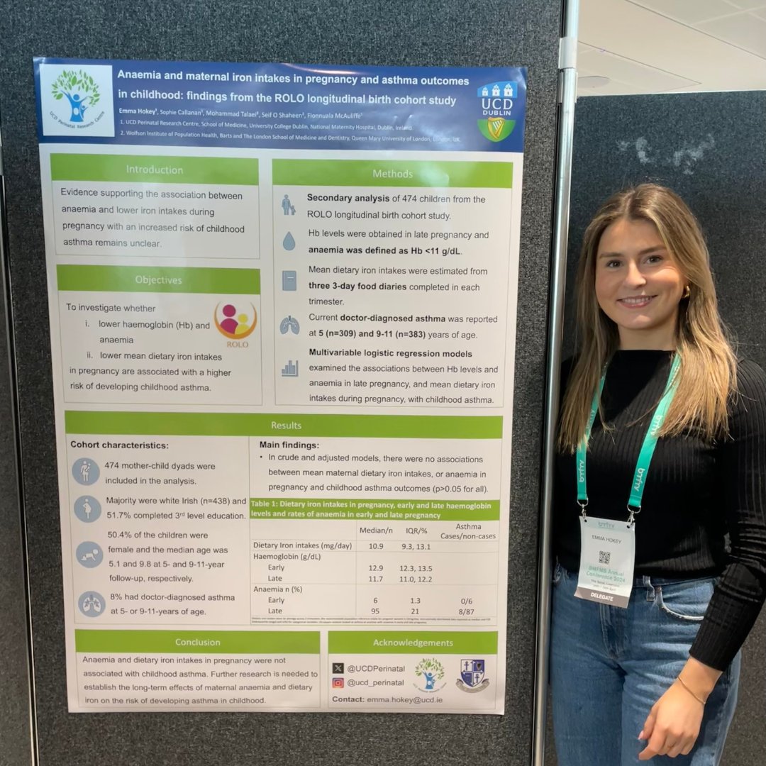 UCD Perinatal Research Centre (@ucdperinatal) on Twitter photo <a href="/sophie_callanan/">Sophie Callanan</a> & <a href="/emmahokey/">emma hokey</a> presenting #ROLOstudy at the #BMFMS conference 2024 in Liverpool.
<a href="/BMFMSNews/">BMFMS</a> <a href="/ProfFMcAuliffe/">Fionnuala McAuliffe NMH & UCD</a> <a href="/ucddublin/">University College Dublin</a> <a href="/sophie_callanan/">Sophie Callanan</a> & <a href="/emmahokey/">emma hokey</a> presenting #ROLOstudy at the #BMFMS conference 2024 in Liverpool.
<a href="/BMFMSNews/">BMFMS</a> <a href="/ProfFMcAuliffe/">Fionnuala McAuliffe NMH & UCD</a> <a href="/ucddublin/">University College Dublin</a>