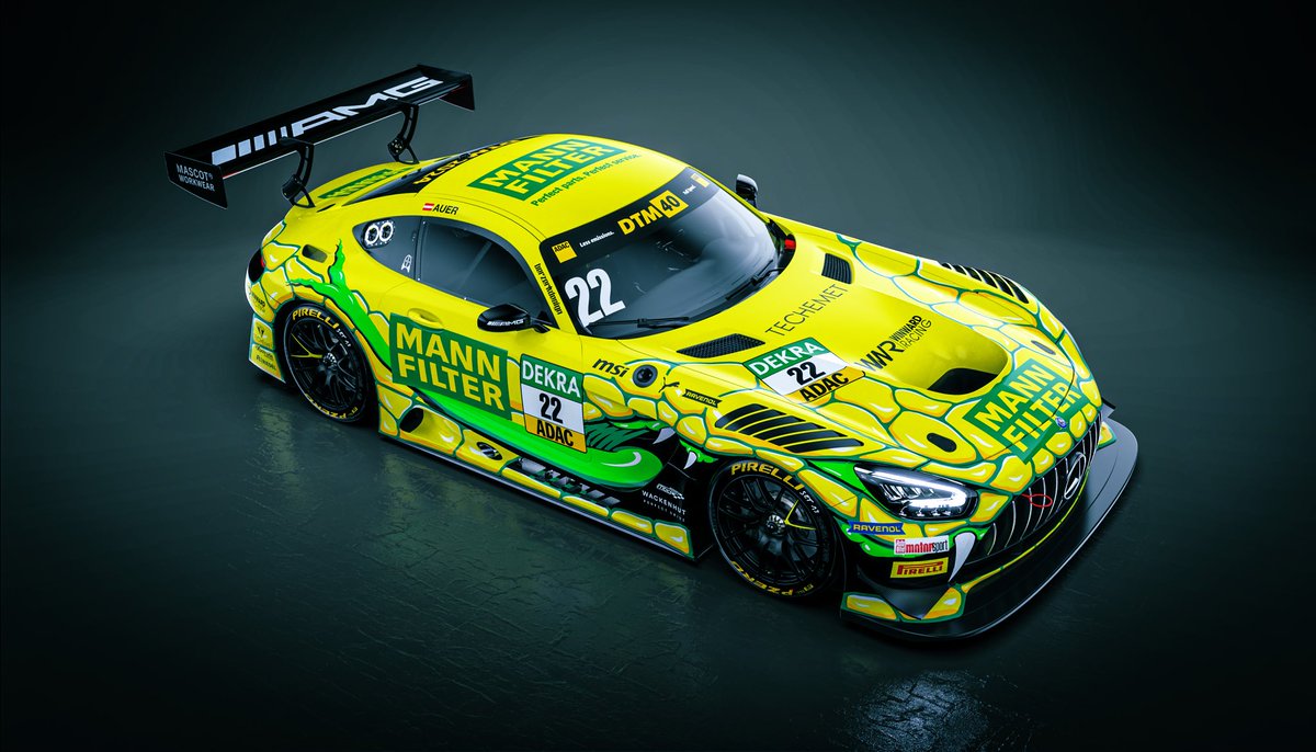 New @DTM assault for @WinwardRacing with fresh colors 💛💚🤍🖤💪🏻