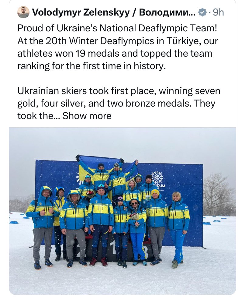 I watch as our country supports #Ukraine as they fight for their lives. But this incredible country 🇺🇦 are also supporting its #deaf athletes unlike 🇬🇧 who ignore our very existence. How did that happen @DCMS @TNLUK @TNLUK @lucyfrazermp @StuartAndrew @ThangamMP @Keir_Starmer