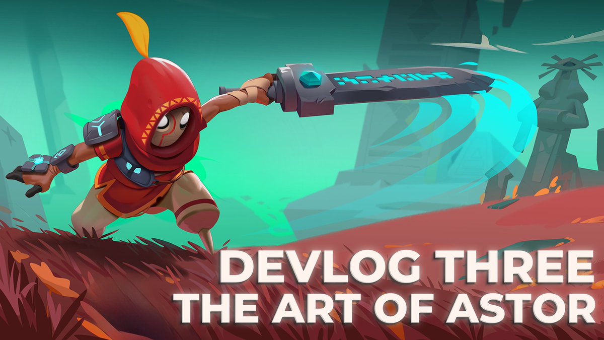 Astor: Blade of the Monolith underwent a significant evolution throughout its development journey! Learn more about the art of #Astor in our latest #Steam devlog! 🎨 🔷 Devlog Three: store.steampowered.com/news/app/19893… #indiedev #indiegame #ARPG #gameart