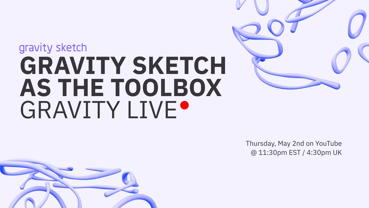We have an awesome panel discussion next week live on YouTube covering new updates on the product and hearing from our product experts. Make sure to come ready with your questions! #gravitysketch #paneldiscussion #productupdates