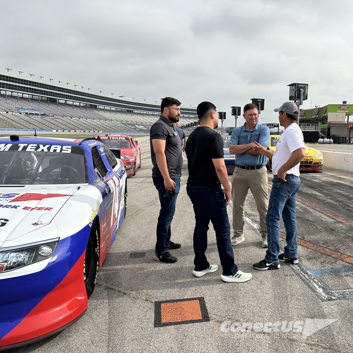 Last week we had a great time hanging out at the Team Texas Racing School with the LP Building Solutions team! They did stock car rides and drives, and Noah Weber had the chance to talk with them about how ConectUS Wireless can help them and their customers.