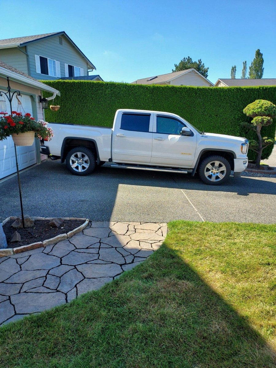 This is the vehicle that was stolen during today's escape and is suspected to be in the possession of Patrick Clay. It's a 2017 GMC Sierra with the Washington license plate number C39525X. If you spot this vehicle or Patrick Clay, please do not approach and instead call 9-1-1.
