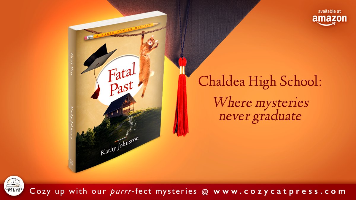 New release from Cozy Cat Press!  FATAL PAST by Kathy Johnston!
amazon.com/dp/1952579759/…
#cozymystery #reading #newrelease #books