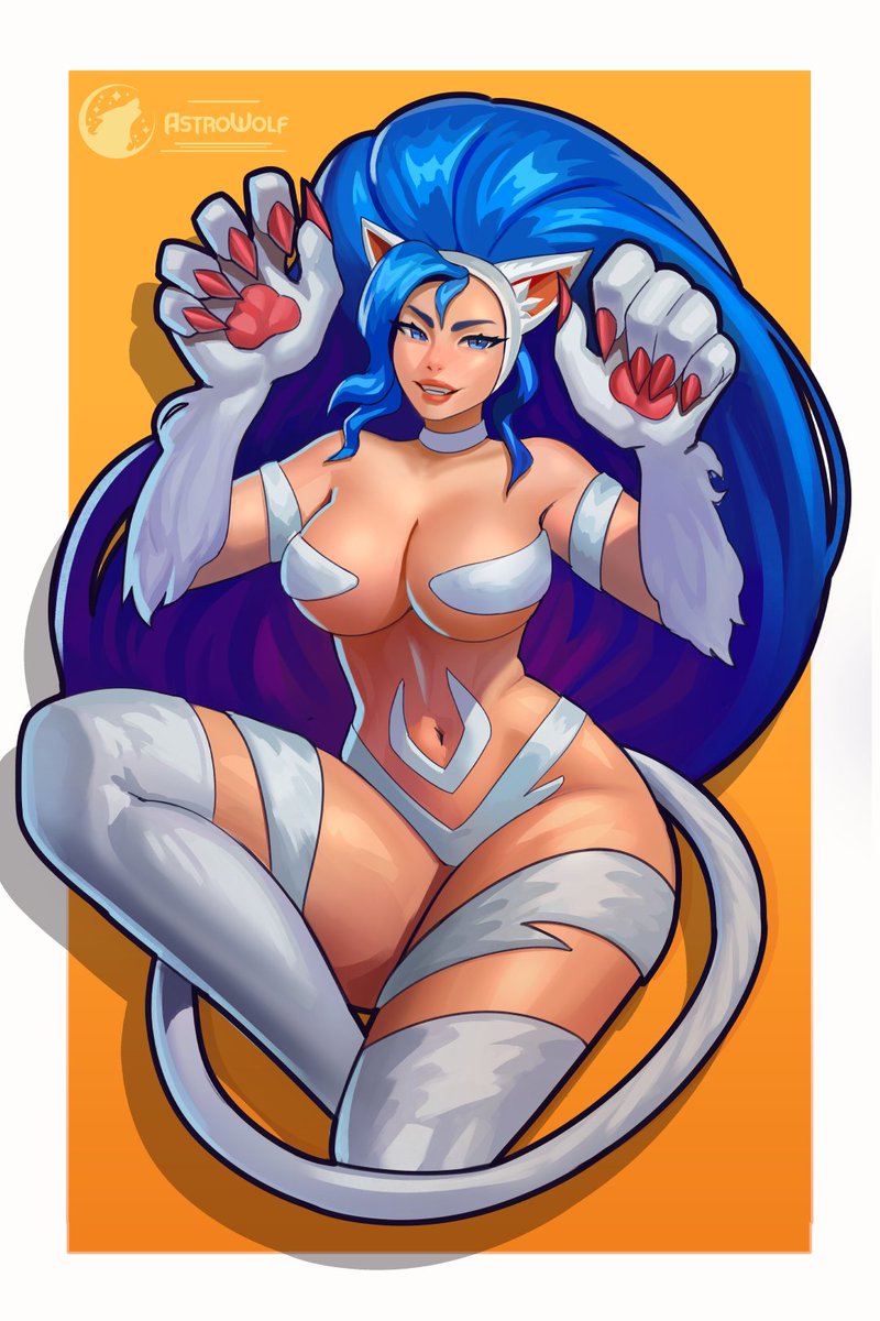 Astro_Wolf_Art's tweet photo. "Claws are a woman's best friend" 😻
Felicia from Darkstalkers https://t.co/x7kAg5ZnkK